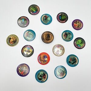 Vintage 1994 Universal Studios Monsters Slammer Whammers Pogs Collection Wolfman